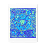 Cosmic Over Cosmetic Canvas Gallery Wraps -  Blue Bliss