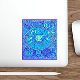 Cosmic Over Cosmetic Die-Cut Sticker - Blue Bliss