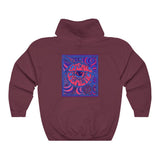 Limited Edition Cosmic Over Cosmetic Hooded Sweatshirt - Purple Neon