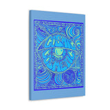 Cosmic Over Cosmetic Canvas Gallery Wraps -  Blue Bliss Sky