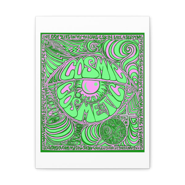 Cosmic Over Cosmetic Canvas Gallery Wraps -  Lilac Lizard