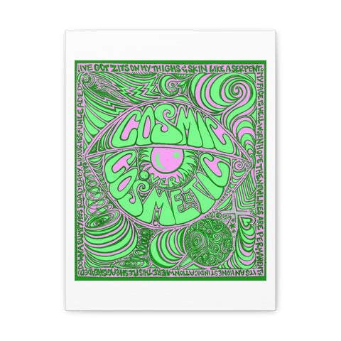 Cosmic Over Cosmetic Canvas Gallery Wraps -  Lilac Lizard