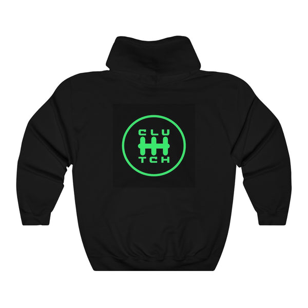 Limited Edition Clutch Signature Hooded Sweatshirt - Black and Green