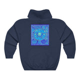 Limited Edition Cosmic Over Cosmetic Hooded Sweatshirt - Blue Bliss