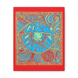 Copy of Cosmic Over Cosmetic Canvas Gallery Wraps -  Red Racer Fire