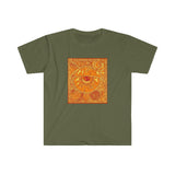 Limited Edition Cosmic Over Cosmetic Soft Cotton SS Tee - Orange Rush