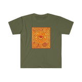Limited Edition Cosmic Over Cosmetic Soft Cotton SS Tee - Orange Rush