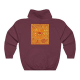 Limited Edition Cosmic Over Cosmetic Hooded Sweatshirt - Orange Rush