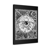 Cosmic Over Cosmetic Limited Edition Canvas Gallery Wraps -  Black and White