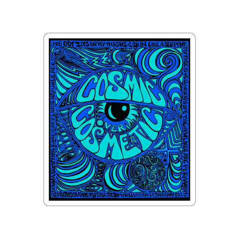 Cosmic Over Cosmetic Die-Cut Sticker - Wave Electric