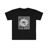 Cosmic Over Cosmetic Soft Cotton SS Tee - Black and White