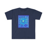 Limited Edition Cosmic Over Cosmetic Soft Cotton SS Tee - Blue Bliss