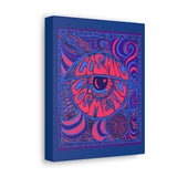 Cosmic Over Cosmetic Canvas Gallery Wraps -  Purple Neon Deep