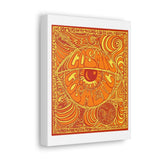 Cosmic Over Cosmetic Canvas Gallery Wraps -  Orange Rush