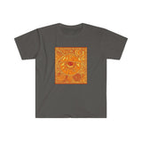 Limited Edition Cosmic Over Cosmetic Soft Cotton SS Tee - Orange Rush