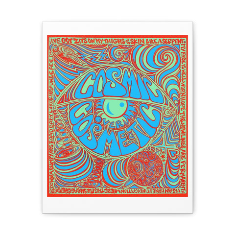 Cosmic Over Cosmetic Canvas Gallery Wraps -  Red Racer