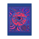 Cosmic Over Cosmetic Canvas Gallery Wraps -  Purple Neon Deep