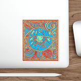 Copy of Cosmic Over Cosmetic Die-Cut Sticker - Red Racer