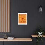 Cosmic Over Cosmetic Canvas Gallery Wraps -  Orange Rush