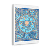 Cosmic Over Cosmetic Canvas Gallery Wraps -  Blue Dune