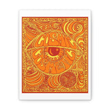 Cosmic Over Cosmetic Canvas Gallery Wraps -  Orange Rush