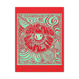Cosmic Over Cosmetic Limited Edition Canvas Gallery Wraps - Red Mint Fire