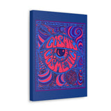 Cosmic Over Cosmetic Canvas Gallery Wraps -  Purple Neon Deep