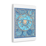 Cosmic Over Cosmetic Canvas Gallery Wraps -  Blue Dune