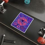 Cosmic Over Cosmetic Die-Cut Sticker - Purple Neon