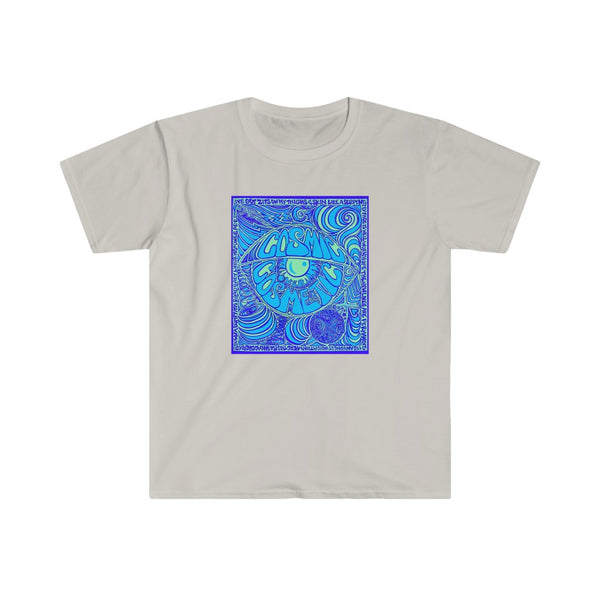 Limited Edition Cosmic Over Cosmetic Soft Cotton SS Tee - Blue Bliss