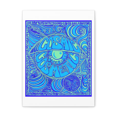 Cosmic Over Cosmetic Canvas Gallery Wraps -  Blue Bliss