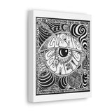 Cosmic Over Cosmetic Limited Edition Canvas Gallery Wraps - White and Black