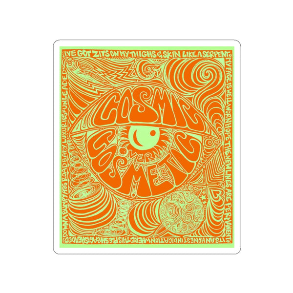 Cosmic Over Cosmetic Die-Cut Sticker - Summer Shine