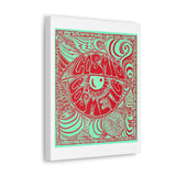 Cosmic Over Cosmetic Limited Edition Canvas Gallery Wraps - Red Minty