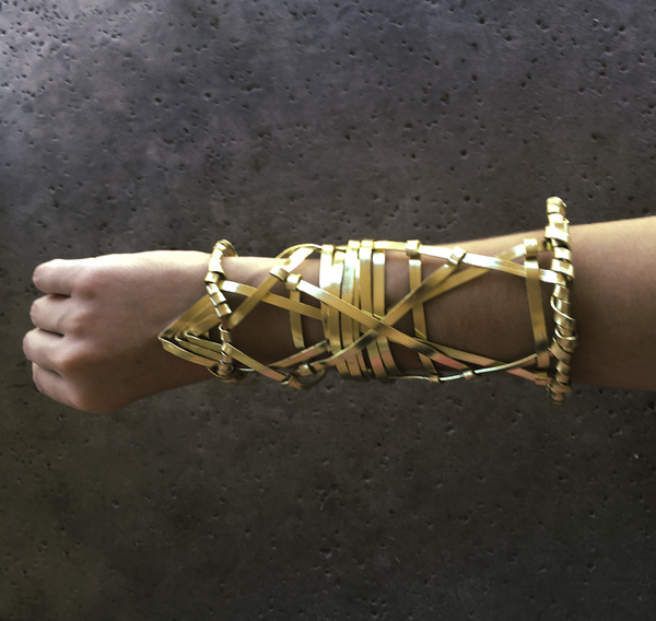 Gold arm hotsell cuff jewelry