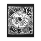 Cosmic Over Cosmetic Limited Edition Canvas Gallery Wraps -  Black and White