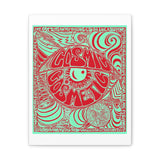 Cosmic Over Cosmetic Limited Edition Canvas Gallery Wraps - Red Minty