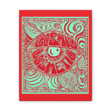 Cosmic Over Cosmetic Limited Edition Canvas Gallery Wraps - Red Mint Fire