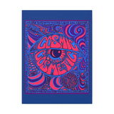 Cosmic Over Cosmetic Canvas Gallery Wraps -  Purple Neon Deep