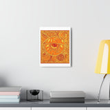 Cosmic Over Cosmetic Canvas Gallery Wraps -  Orange Rush