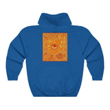 Limited Edition Cosmic Over Cosmetic Hooded Sweatshirt - Orange Rush