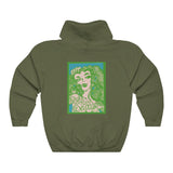 Stretch Mark Savage Hooded Sweatshirt - Green