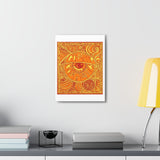 Cosmic Over Cosmetic Canvas Gallery Wraps -  Orange Rush