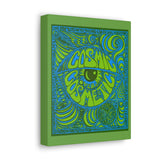 Copy of Cosmic Over Cosmetic Canvas Gallery Wraps -  Lagoon Life Lime