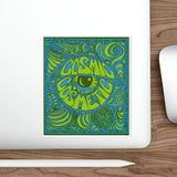 Cosmic Over Cosmetic Die-Cut Sticker - Lagoon Life