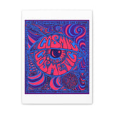 Cosmic Over Cosmetic Canvas Gallery Wraps -  Purple Neon