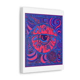 Cosmic Over Cosmetic Canvas Gallery Wraps -  Purple Neon