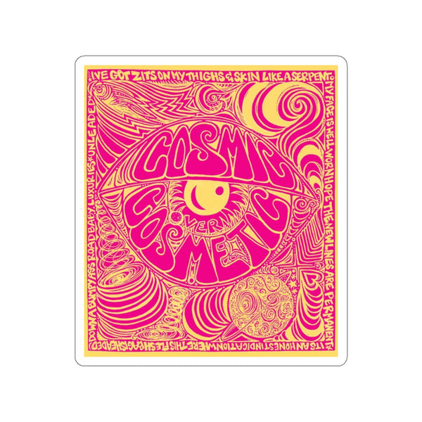 Cosmic Over Cosmetic Die-Cut Sticker - Pink Lemonade