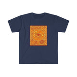 Limited Edition Cosmic Over Cosmetic Soft Cotton SS Tee - Orange Rush