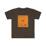 Limited Edition Cosmic Over Cosmetic Soft Cotton SS Tee - Orange Rush